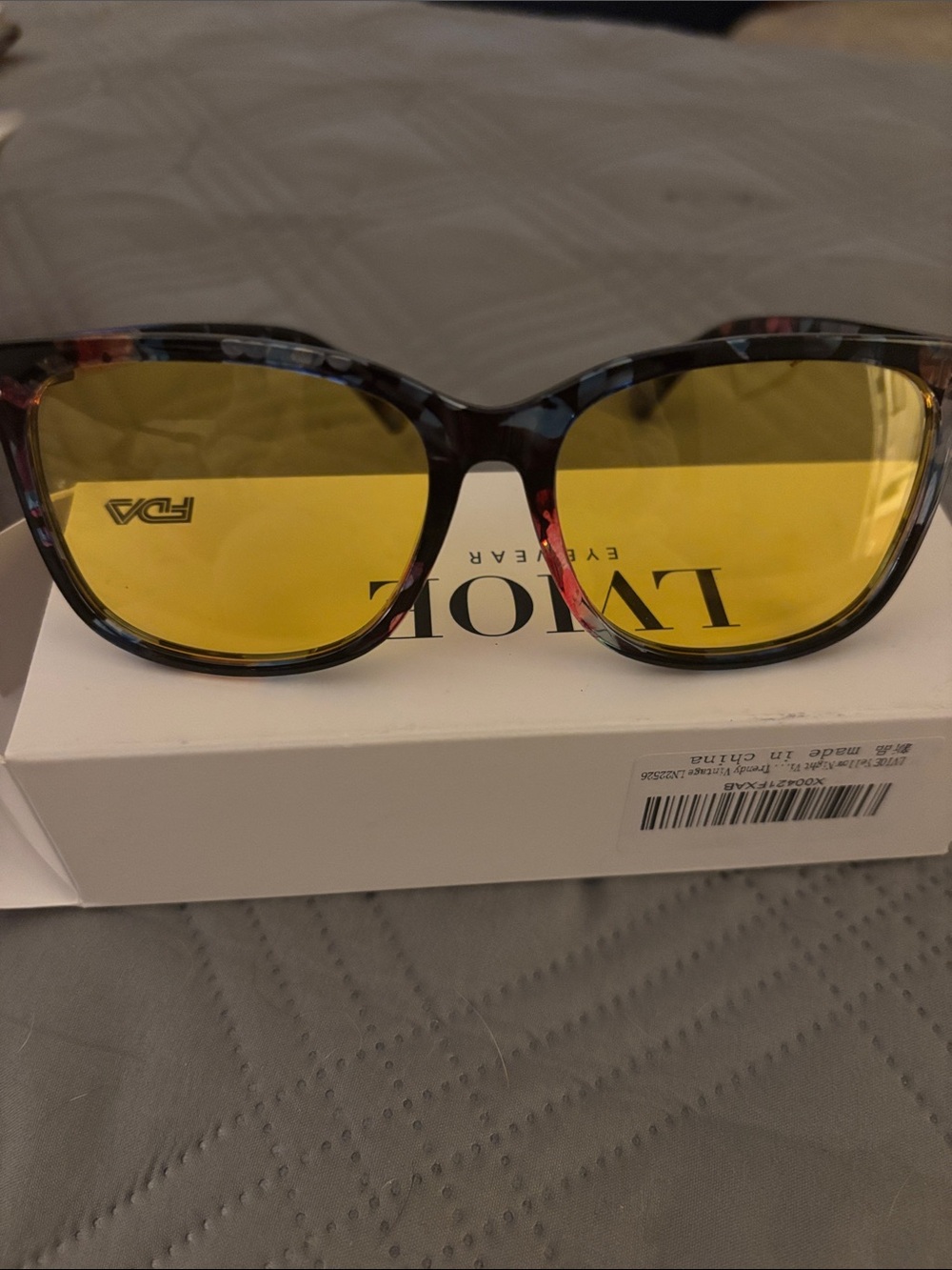 Yellow Lens Tortoiseshell Women's Glasses